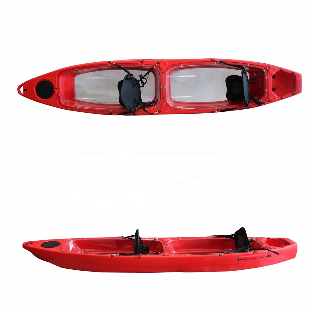 فايكنغ وصول جديد 3.79 متر شخص مزدوج كاياك زجاج سفلي واضح كاياك البحر بجولة كاياك/الزورق Lldpe + مادة الكمبيوتر للبيع #2