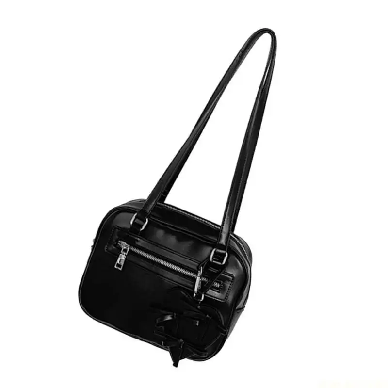

X90D Korean Small Square Bag Versatile Shoulder Bags PU Leather Handbags Casual Satchel for Fashion Individual
