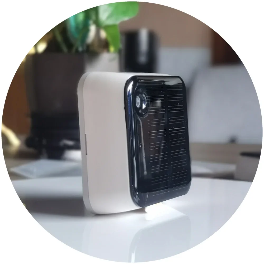 Haozee Tuya Zigbee Solar Light Sensor IP65 Waterproof Wireless Smart with Solar Power Support Home Assistant Zigbee2mqtt