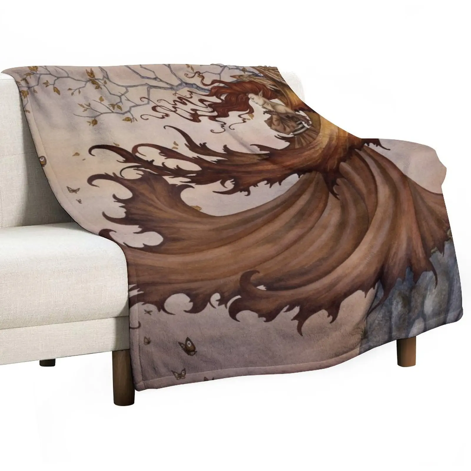 

Passage to Autumn Throw Blanket Comforter Blanket Moving Blanket Large Blanket Sofa Blankets