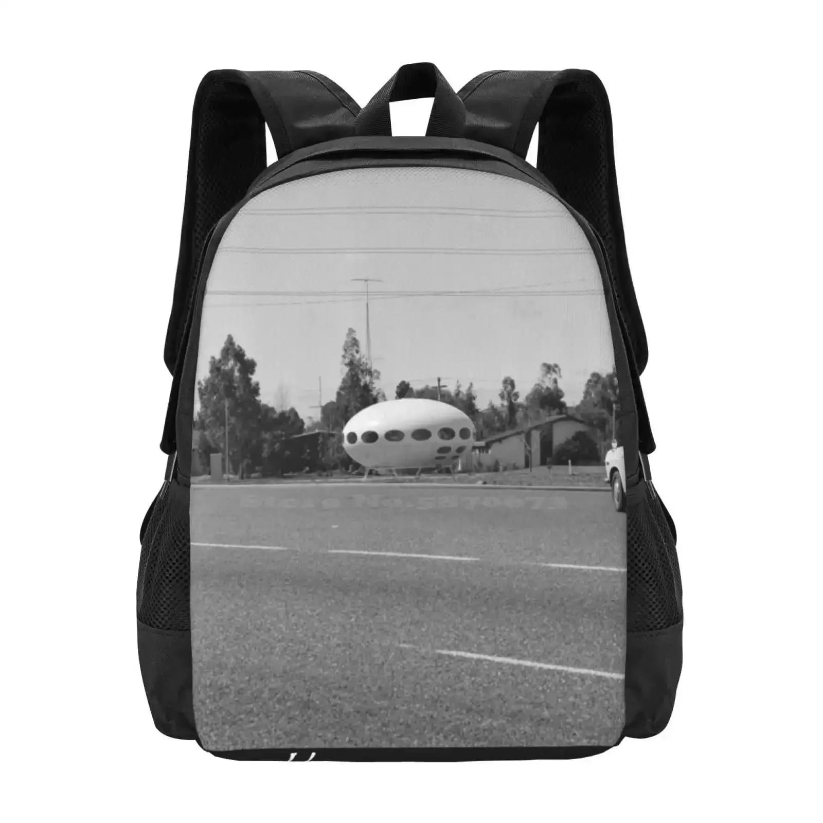 

Фотография дома футуро, Willetton во Западной Австралии, 1975 г., государственная библиотека Западной Австралии, горячая распродажа, модный рюкзак