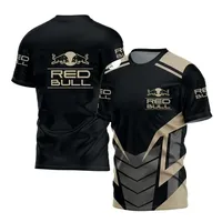 Summer Men's T-shirt Outdoor Sports Jogging Fitness Training Quick Drying Breathable Cycling Suit Short Sleeved Red Bull Tops