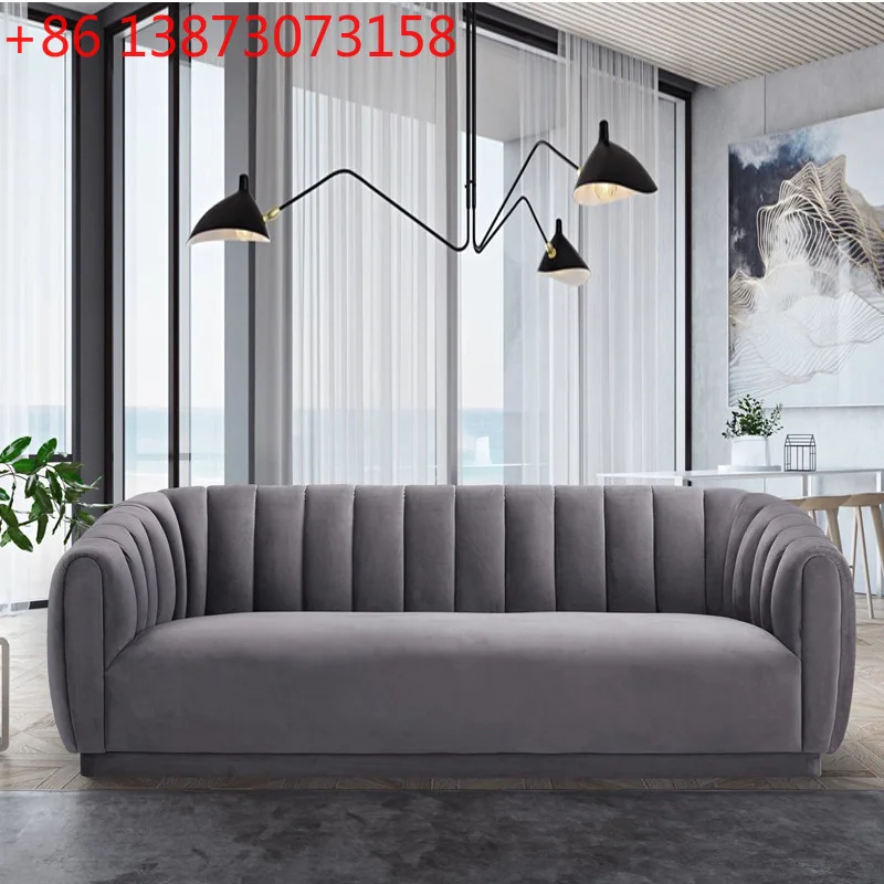 

Итальянский диван в стиле лёгкой роскоши, скандинавский дизайн, тканевая обивка, для гостиной, на троих, дизайнерский изогнутый диван нестандартной формы, популярный среди интернет-знаменитостей.