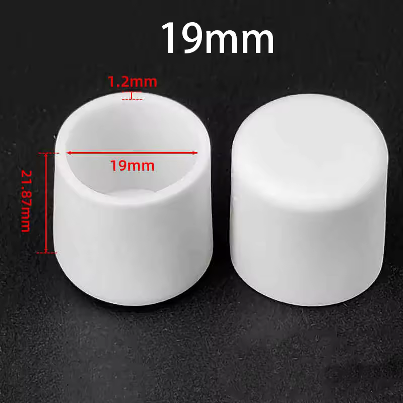 4-30Pcs PVC White Furniture Table Foot Tip Chairs Legs Pad Protector Cover Round/Square Pipe Plug Lid Tube Hole Protection Cap - Image 13
