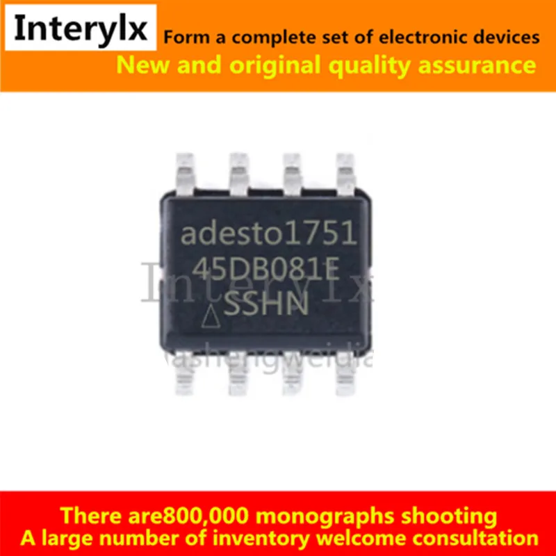 

10Pcs/Lot AT45DB081E-SSHN-T AT45DB081E 45DB081E IC FLASH 8MBIT SPI 85MHZ 8SOIC