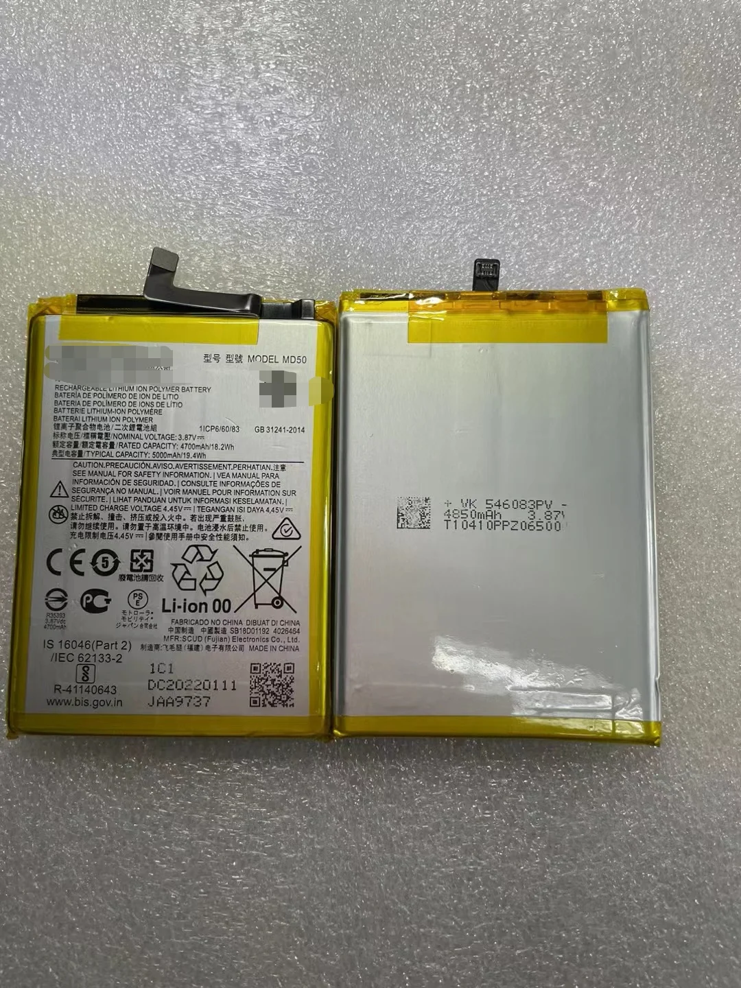 

New Original MD50 Replacement Battery For Motorola MOTO G Stylus 5G 2021 / XT2131 Mobile Phone