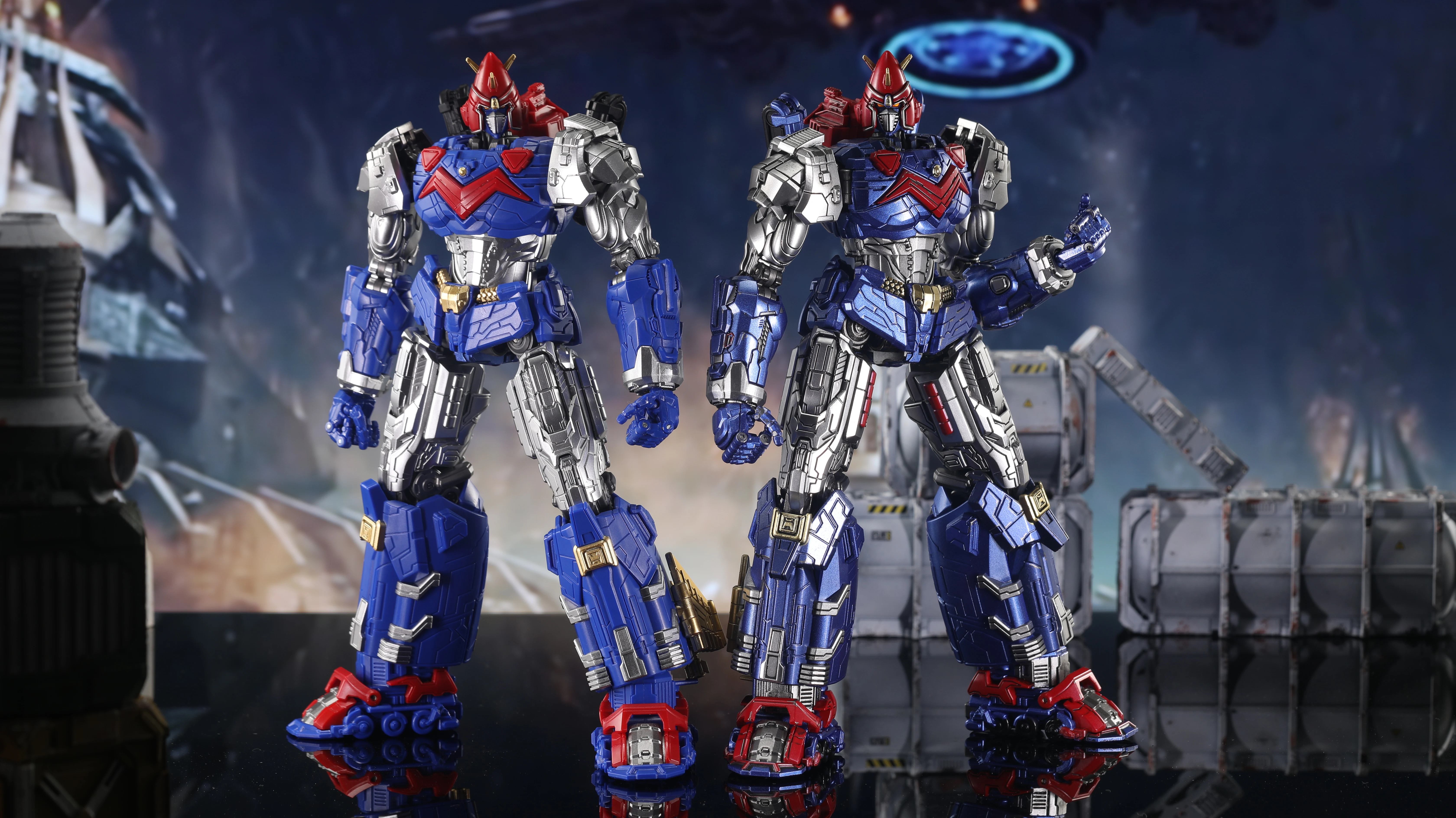 YOLOPARK AMK Serie Voltes V: Legacy Voltes V Mech Modellbausatz - Modellbausatz Actionfiguren Spielzeug – Detail 19