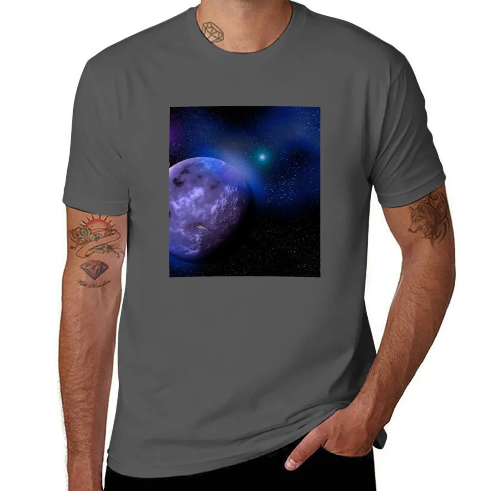 

Cute Digital Art Print T-Shirt Casual Loose Fit Short Sleeve T-Shirt