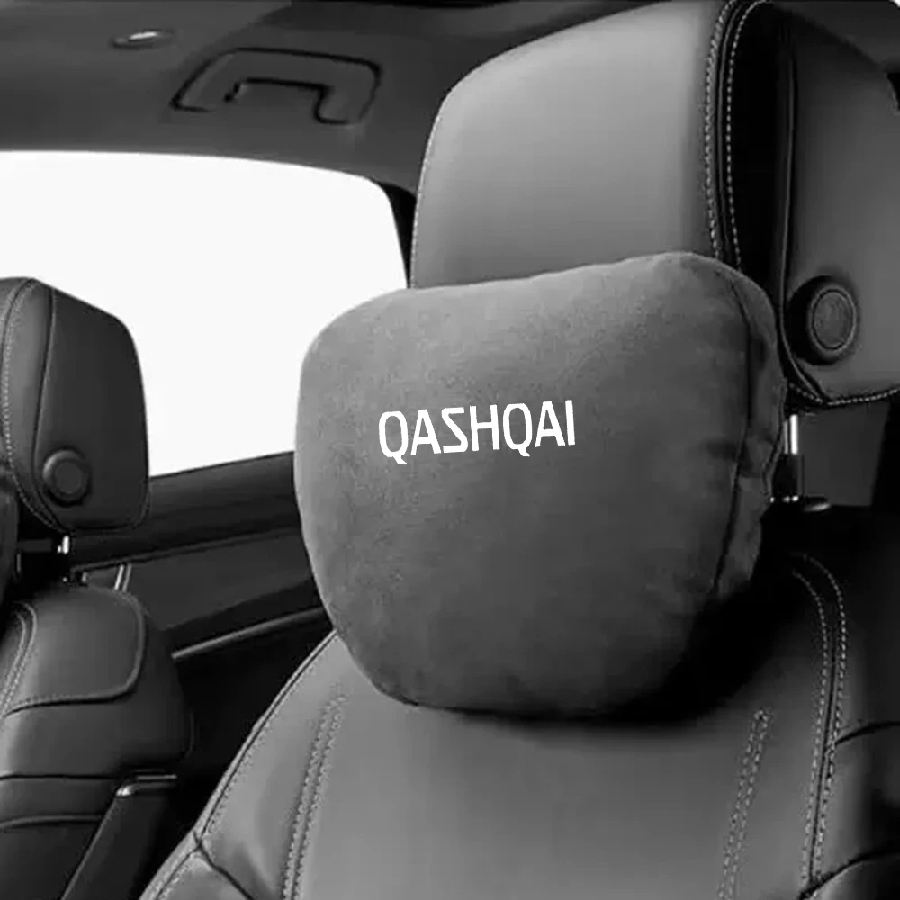 

Car Neck Pillow Car Seat Headrest Pillow Auto Memory Cotton Protector Cushion for Nissan Qashqai J10 J11 J12