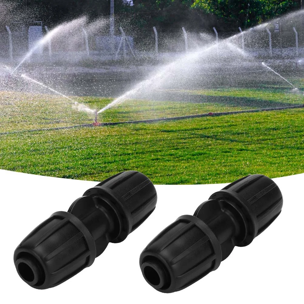 10Pcs Straight Water Connector Garden Drip Irrigation Fitting For 16mm PE Hose