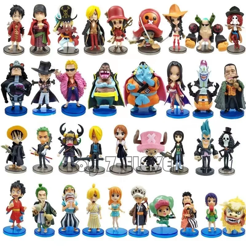 Anime One Piece Figures Cartoon Character Figure PVC Blind Box Mystery Box Figurine Lucky Box Animation Small Figure about 5cm