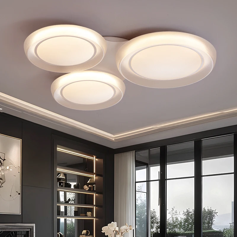 Bedroom Ceiling Light Modern Simple New Suspended High-end Designer Circular Living Room  Eye Protection LED Lighting Fixture