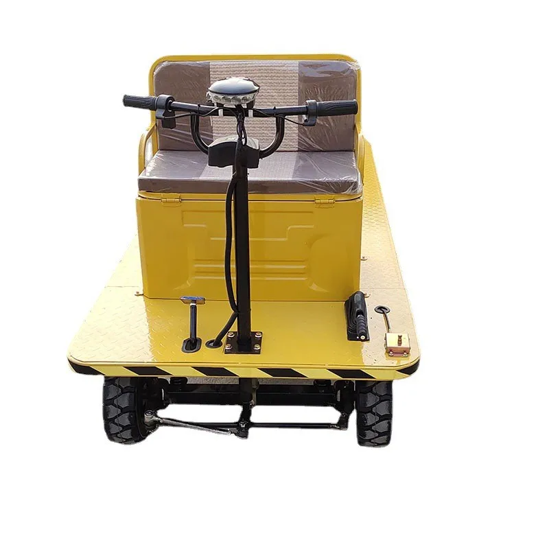 Electric flatbed transporter electro-carriage powered pallet truck EVBT Electric four-wheel flat car Shop car Electric Trolley