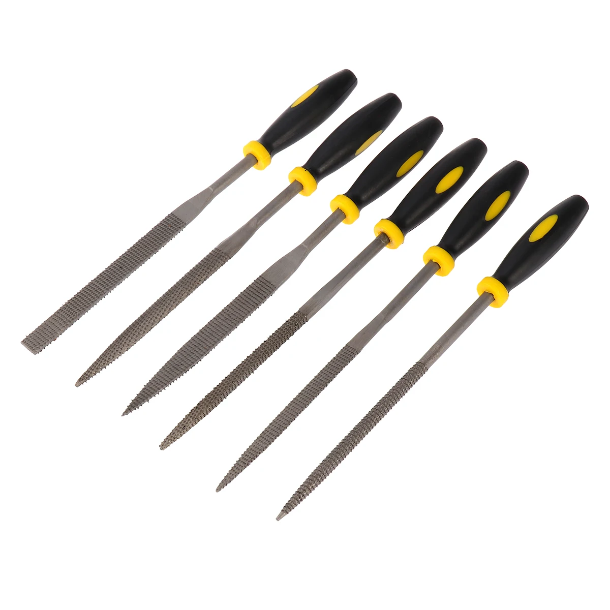 6Pcs Durable Construction Mini File Set Uncompromising Quality Rasp Cut Teeth For Various Materials