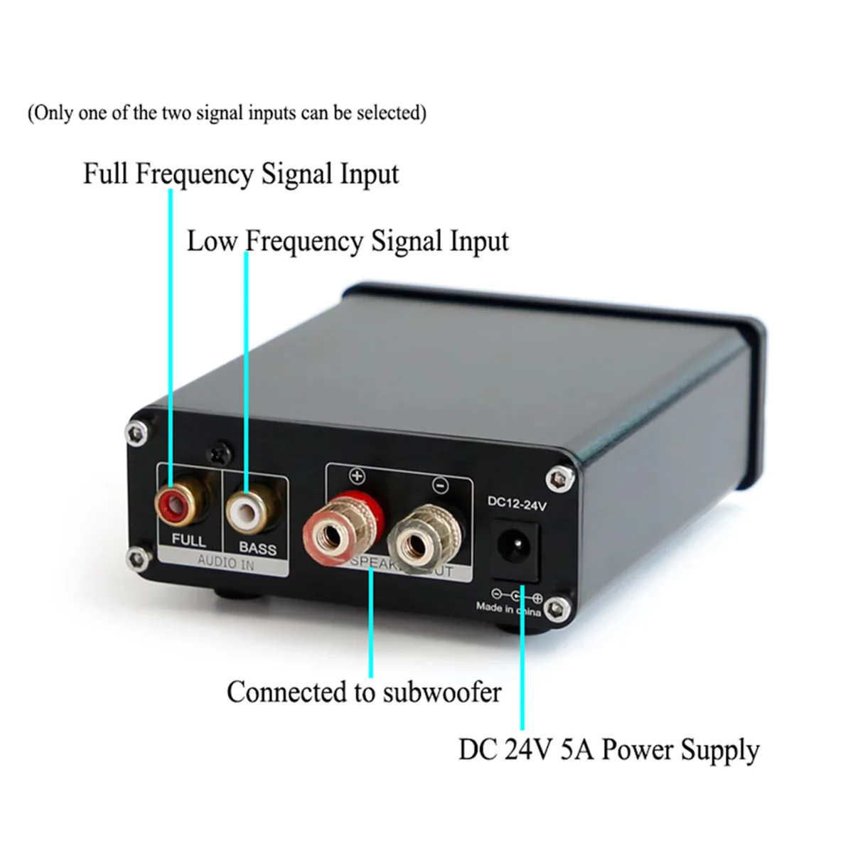 100 واط D100 TPA3116 مضخم الطاقة الرقمي قناة صوت واحدة فئة D سطح المكتب مضخم الصوت لنظام ستيريو الصوت المنزلي