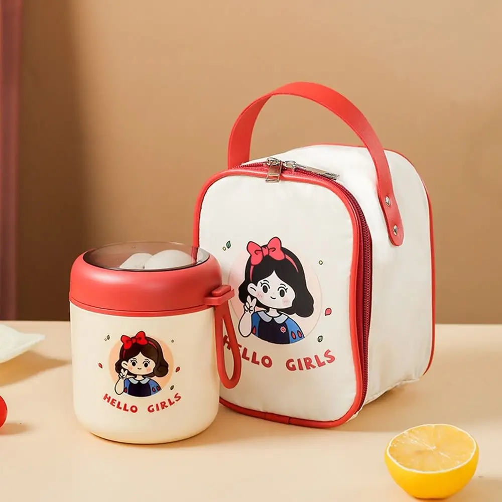 1Pcs Panda Insulated Breakfast Cup Vacuum Insulated Soup Can Portable Breakfast Box Porridge Cup With Lid Sealed Soup Bowl