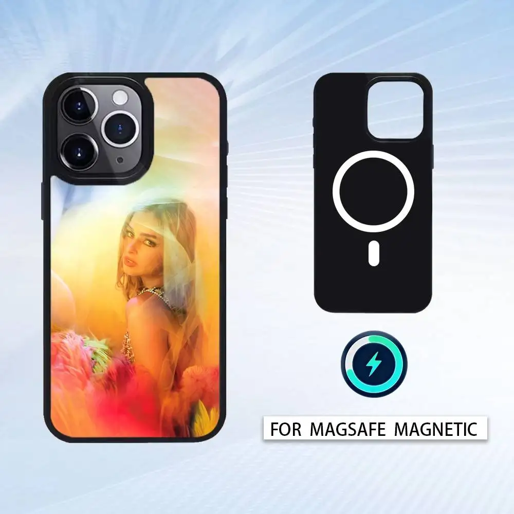 مهووس المغني أديسون راي جراب هاتف المغناطيسي آيفون 16 15 14 13 12 برو ماكس ل Magsafe غطاء الشحن اللاسلكي #5
