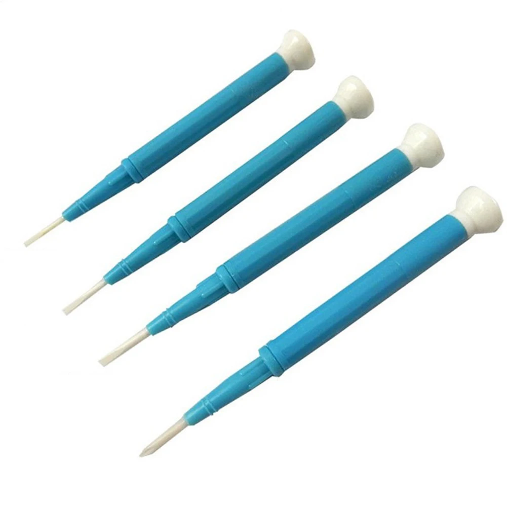 1/4pcs Plastic Ceramic Screwdriver Non-Magnetic Repair Tools Hand Tools For High Frequency Circuit Adjustment CD-15/20/25/100