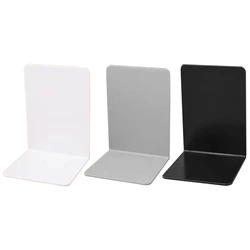 L-Shaped Bookends Book Holders Shelf Book End Book Stoppers Book Support Rack Desk Organisers for Books Magazines