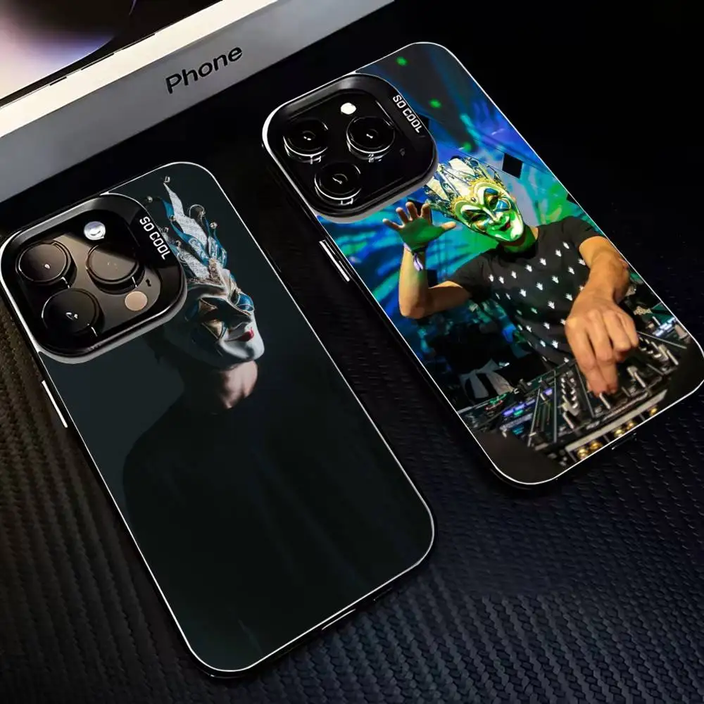 

DJ Boris Brejcha Phone Case For iPhone 16,15,14,13,12,11,Mini,Pro,MAX Black Matte Shockproof Cover