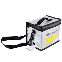 Lipo Battery Explosion-Proof Bag 215x145x165 Multifunctional Zipper Fireproof Bag Handbag Safety Protection For RC Model Drone