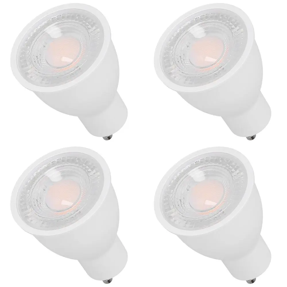 

4 Pack Energy Saving GU10 LED Bulbs 10W AC100-265V LED Spotlight Bulbs 38° Beam Angle 1100LM Embedded LED Bulbs Hotel