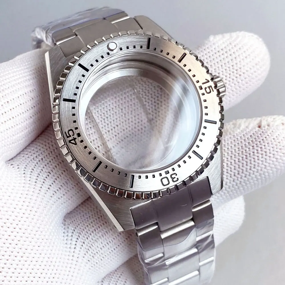 

For SEIKO mod watch case MAS case type NH35A NH36 PT ETA2824 movement 316L stainless steel diving case 120 click circle 20ATM