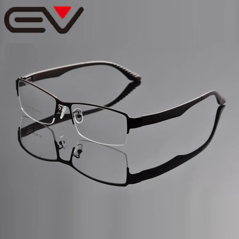 Mens Half Frame  Metal Business Spectacle Frame  Optical Frame Eye Glasses For Men Marcos Opticos Anteojos Oculos EV0934