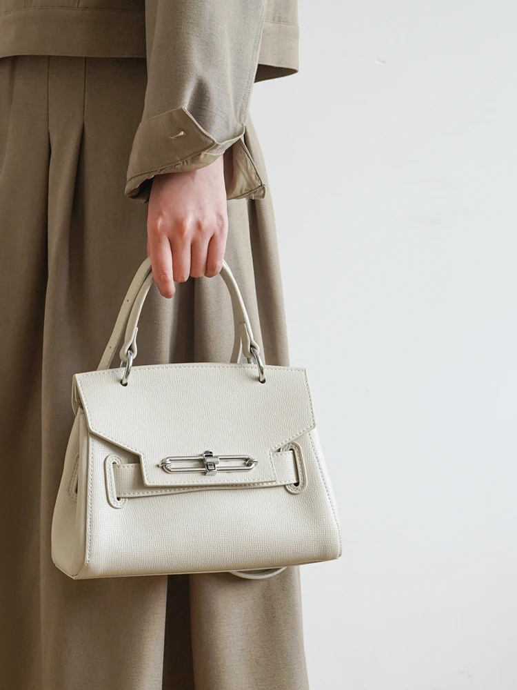

Elegant Commuter Bag Women's Fashionable Handbag Shoulder Crossbody Bag Soft PU Leather Large Capacity Storage