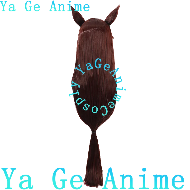 Ya Ge Cosplay Uma Musume jolie Derby Rigantona Cosplay perruque avec oreilles et queue cheval course fille jeu réalité spectacle personnage perruque