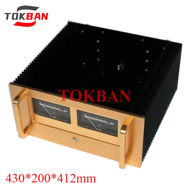 

Tokban Audio WA133 430*200*412mm All Aluminium Accuphase Class A Amplifier Chassis Enclosure DIY HIFI Amplifier Case Shell