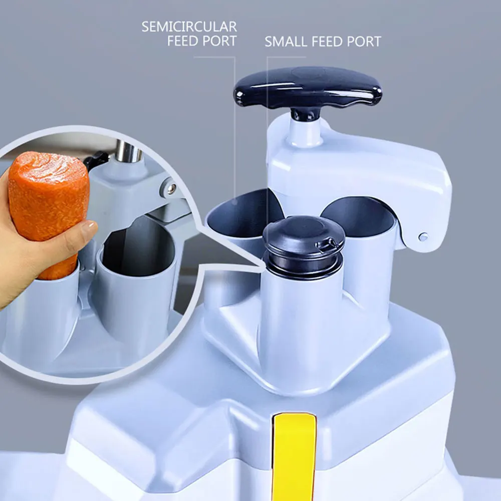 Machine de découpe automatique des aliments, électrique domestique et commerciale, trancheuse de pommes de terre, carottes, gingembre, tranche de dés, fruits et légumes