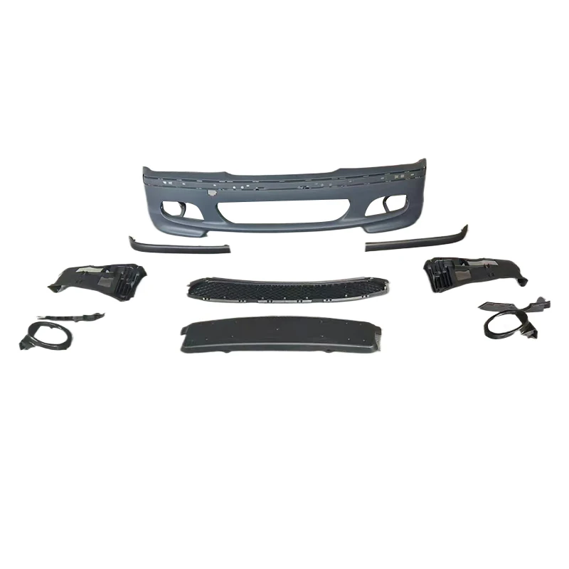 High Quality Car Modification MT M Sport Body Kit M Tech Front Bumper Rear Bumper Body Kit for BMW 3 Series E46 1998-2004