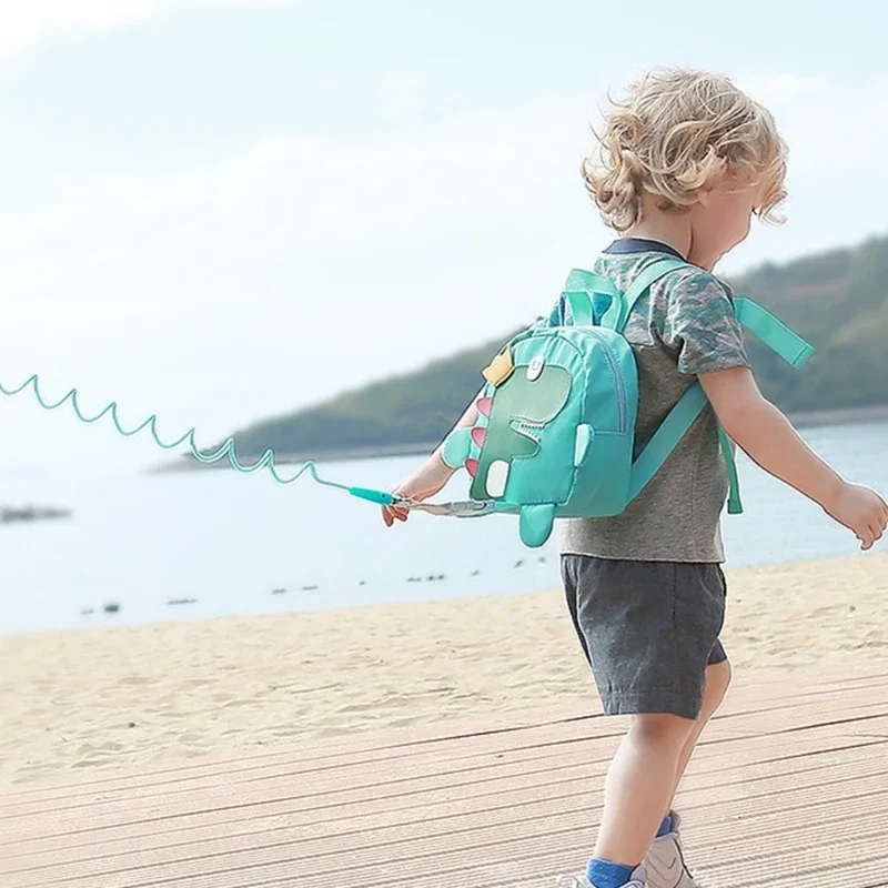 Mochila con arnés para niños pequeños, mochila con correa para niños con enlace de muñeca antipérdida, Mini mochila para niños, correas para bebés