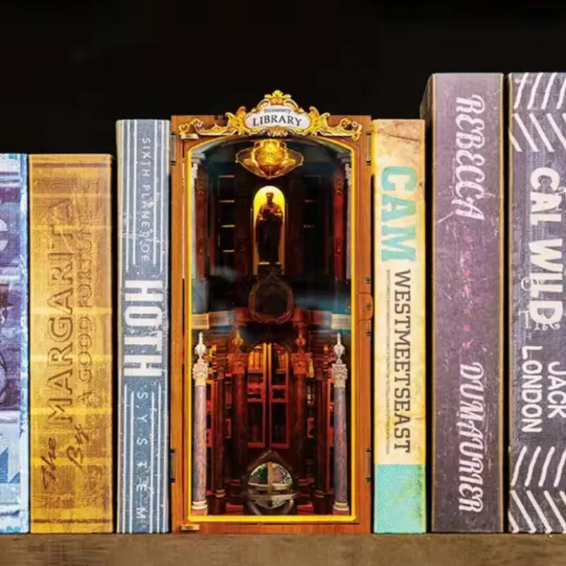 

OUZEY Old World Monastery Book Nook, 3D деревянная модель клостера «сделай сам», комплект исторической архитектуры для подростков