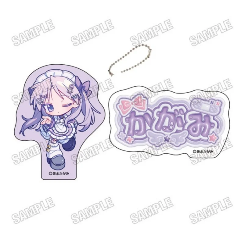 Bag Decorations Anime Lucky Star 6CM Acrylic Key Chains Konata Izumi,Kagami Hiiragi,Tsukasa Hiiragi,Miyuki Takara,Misao Kusakabe