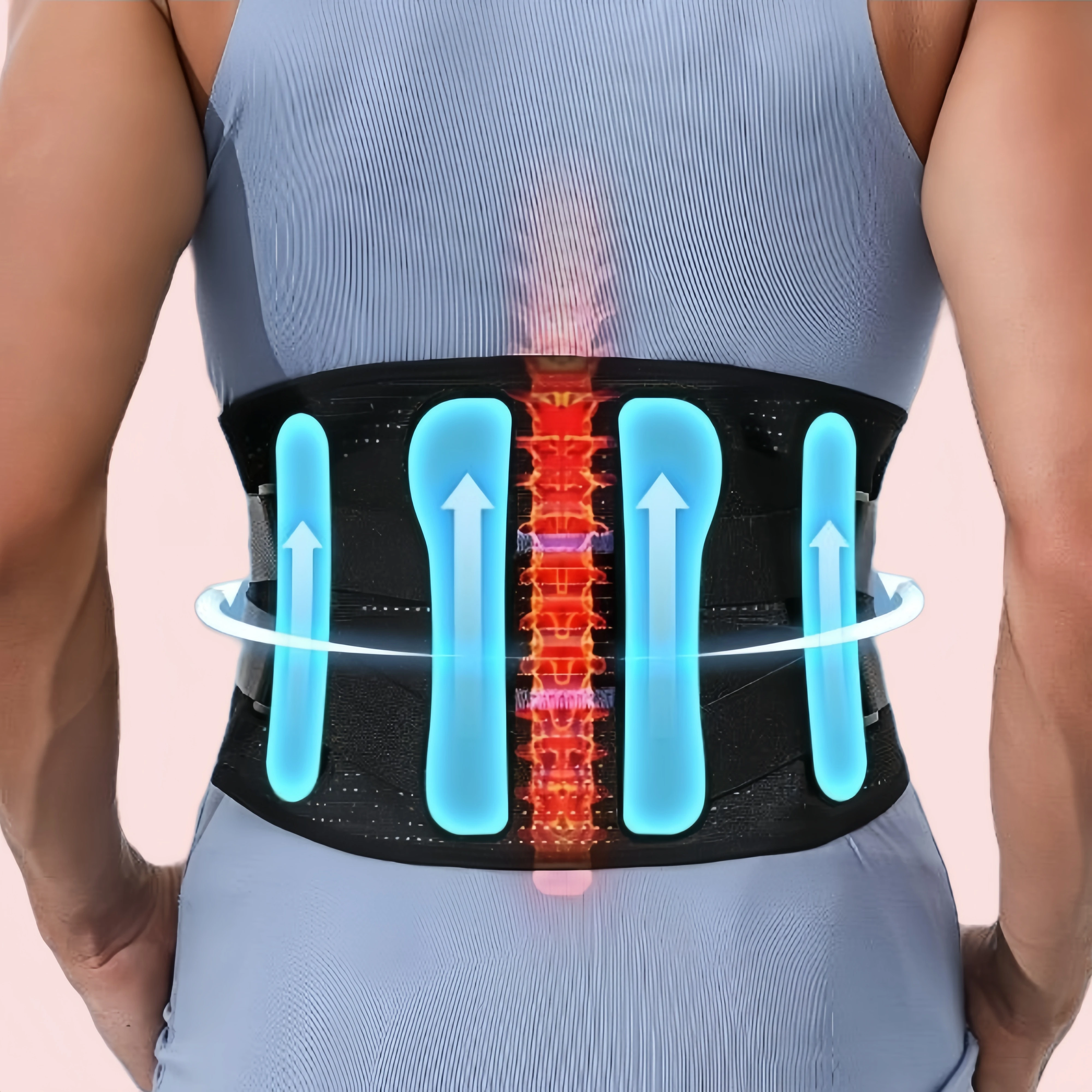 Back Brace Support for Lower Back Designed for Women & Men Provides Lumbar Support for Herniated Discs Heavy Lifting Breathable