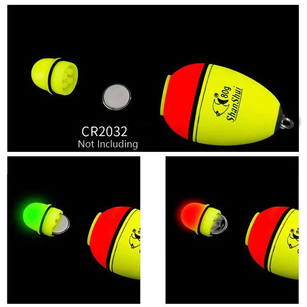 Glued Prevent Corrosion 20/30/40/50/60/80/100g EVA Luminous Fishing Night Float Light Stick Foam Bobber Sea Rock Striking Floats - view 5