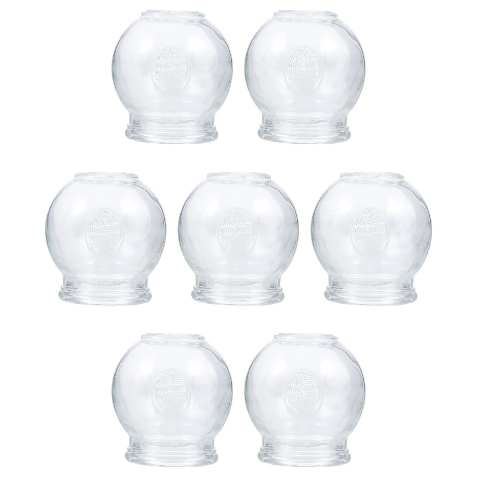 7 pçs doméstico chinês vidro cupping forte adsorção dispositivo de terapia ferramenta cuidados com o corpo cupping vidro ferramenta cuidados com o corpo