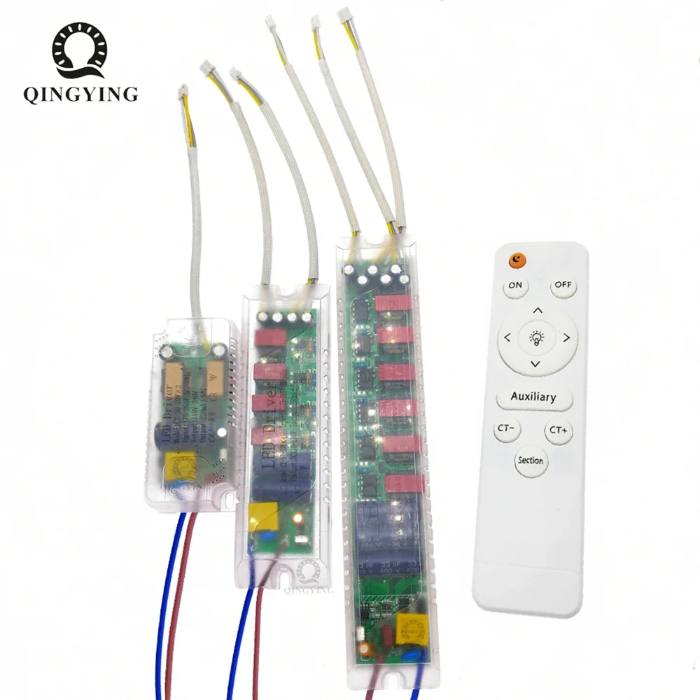 1 Uds. Fuente de alimentación de luz de techo con Control remoto infrarrojo 8-24Wx2 25-40Wx2 37-50Wx2 37-60Wx2 50-70Wx2 37-50Wx4 37-60Wx4 37-60Wx6