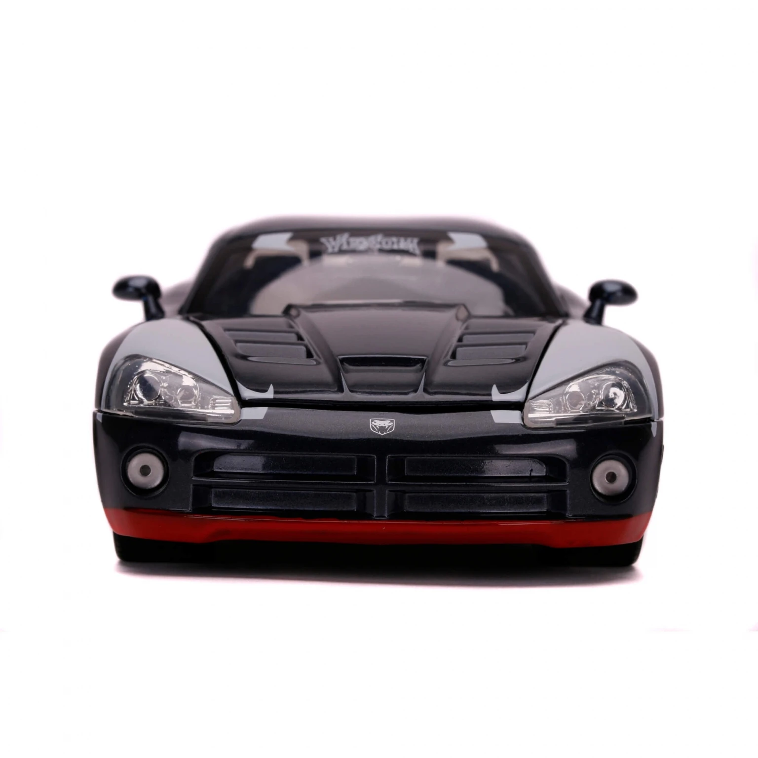 Jada 1:24 Diecast 2008 Viper with Venom Figure Car Model Toys for Kids and Adults