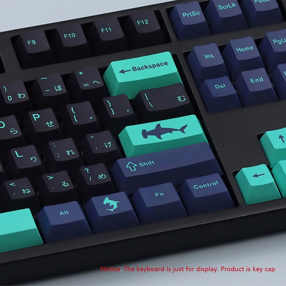 Imagem -02 - Kyomot Gmk Hammerhead Keycaps Pbt Tintura Sub 148 Teclas de Perfil Cereja Keycap para mx Interruptor Faça Você Mesmo Layout Ikbc Filco Teclado Mecânico