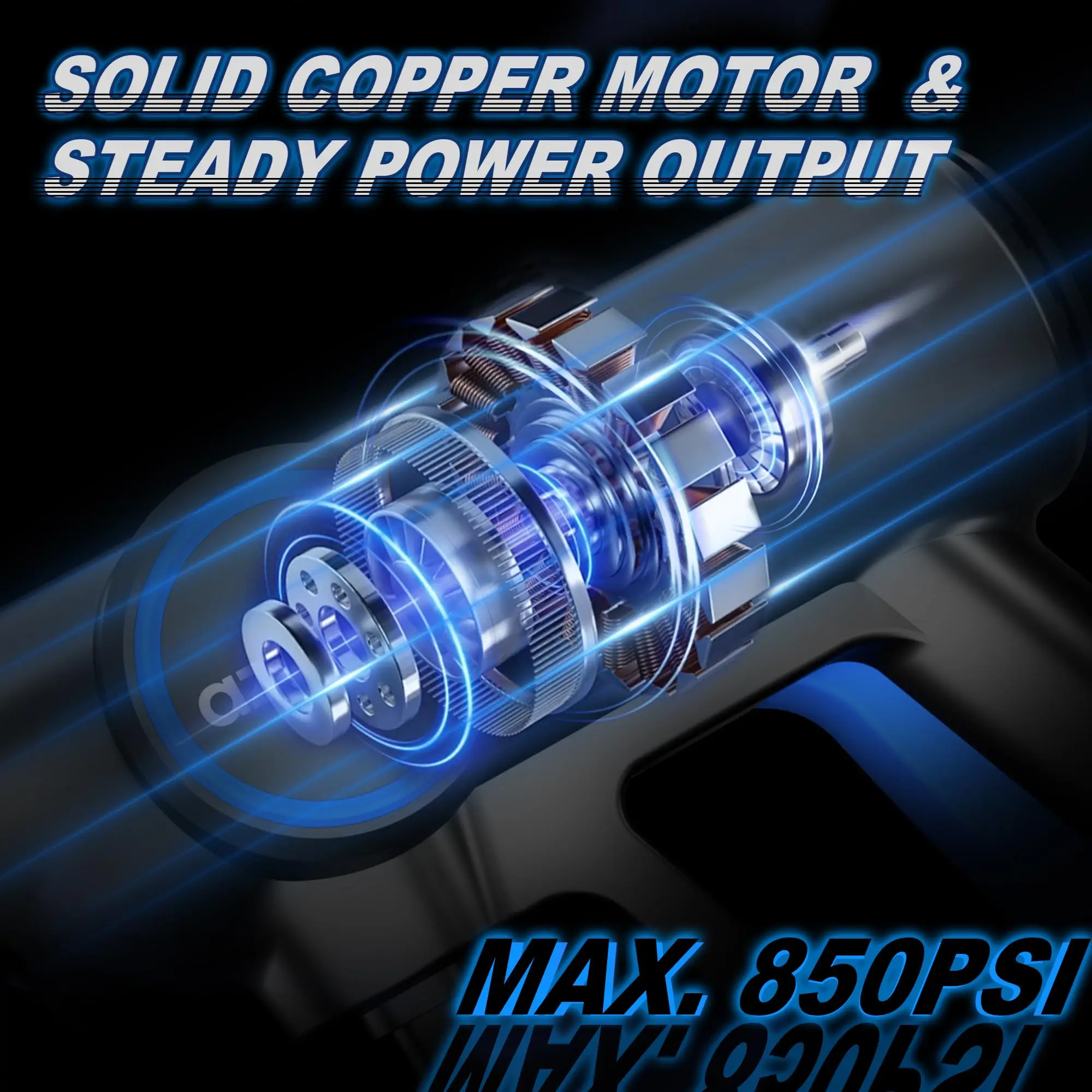 Handheld Coldless Pressure Washer Portable Washer Gift 4000mAh battery*2 Powerful Washer 6-in-1 Nozzle Cleaner For Car,courtyard