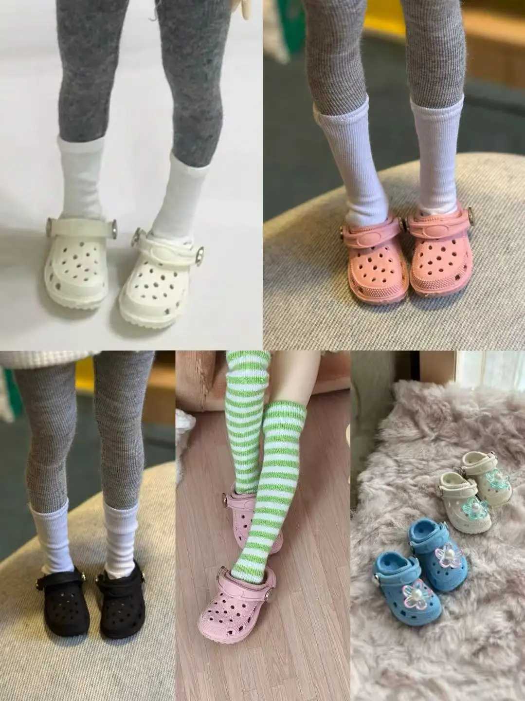 Doll Clogs Shoes Blythe ob22 ob24 ob26 Shoes Azone Doll Shoes Bjd Shoes Doll Accessories