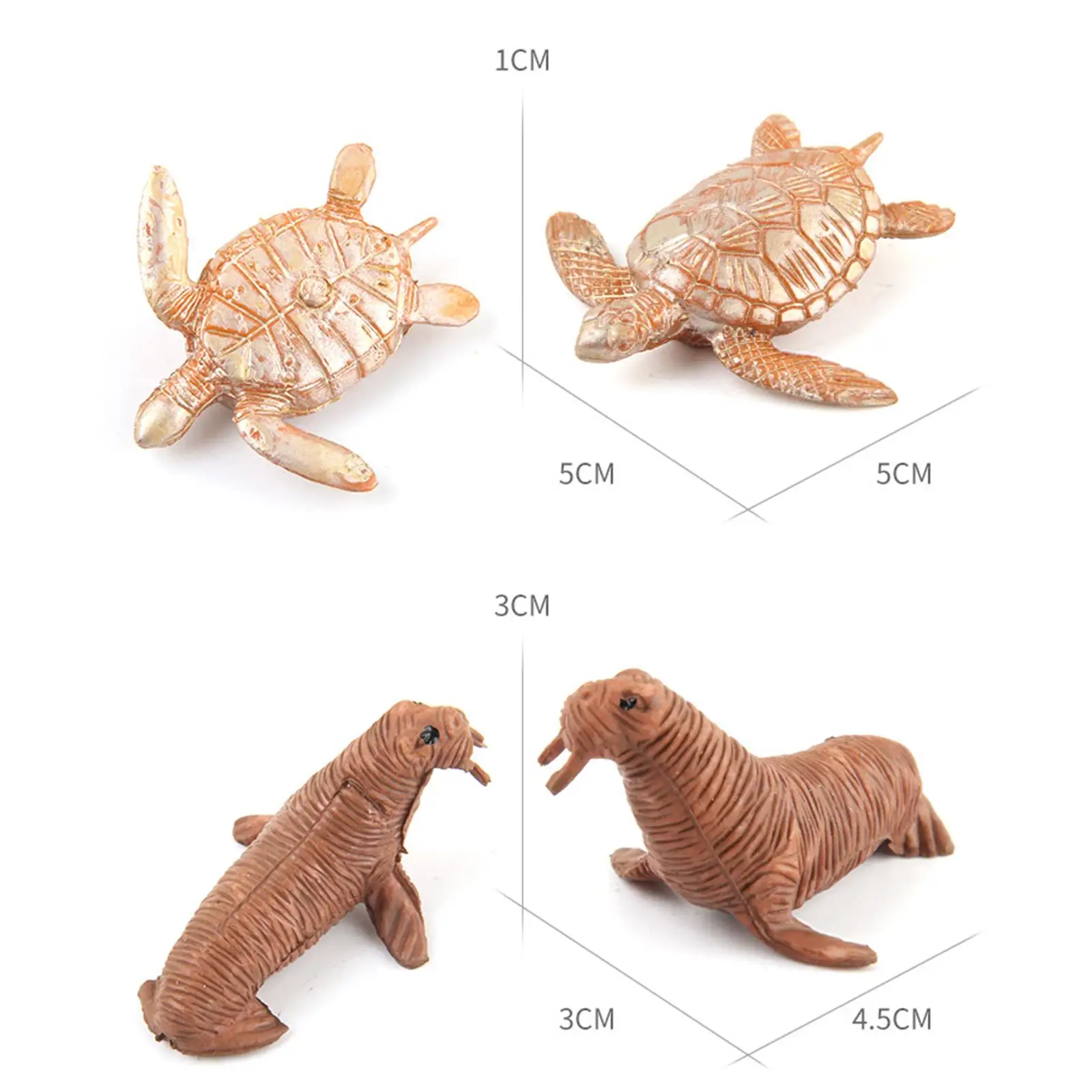 

12Piece Simulation Craftsmanship Octopus Toy Underwater World for Collectors