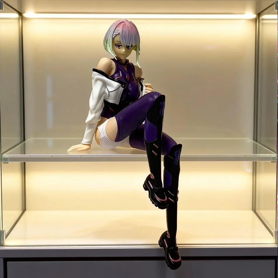 Edgerunners Anime-Figuren – Lucy-Sitzposen im Cyberpunk-Stil | Street Samurai Desktop-Modellspielzeug, Fan-Kollektion – Detail 3
