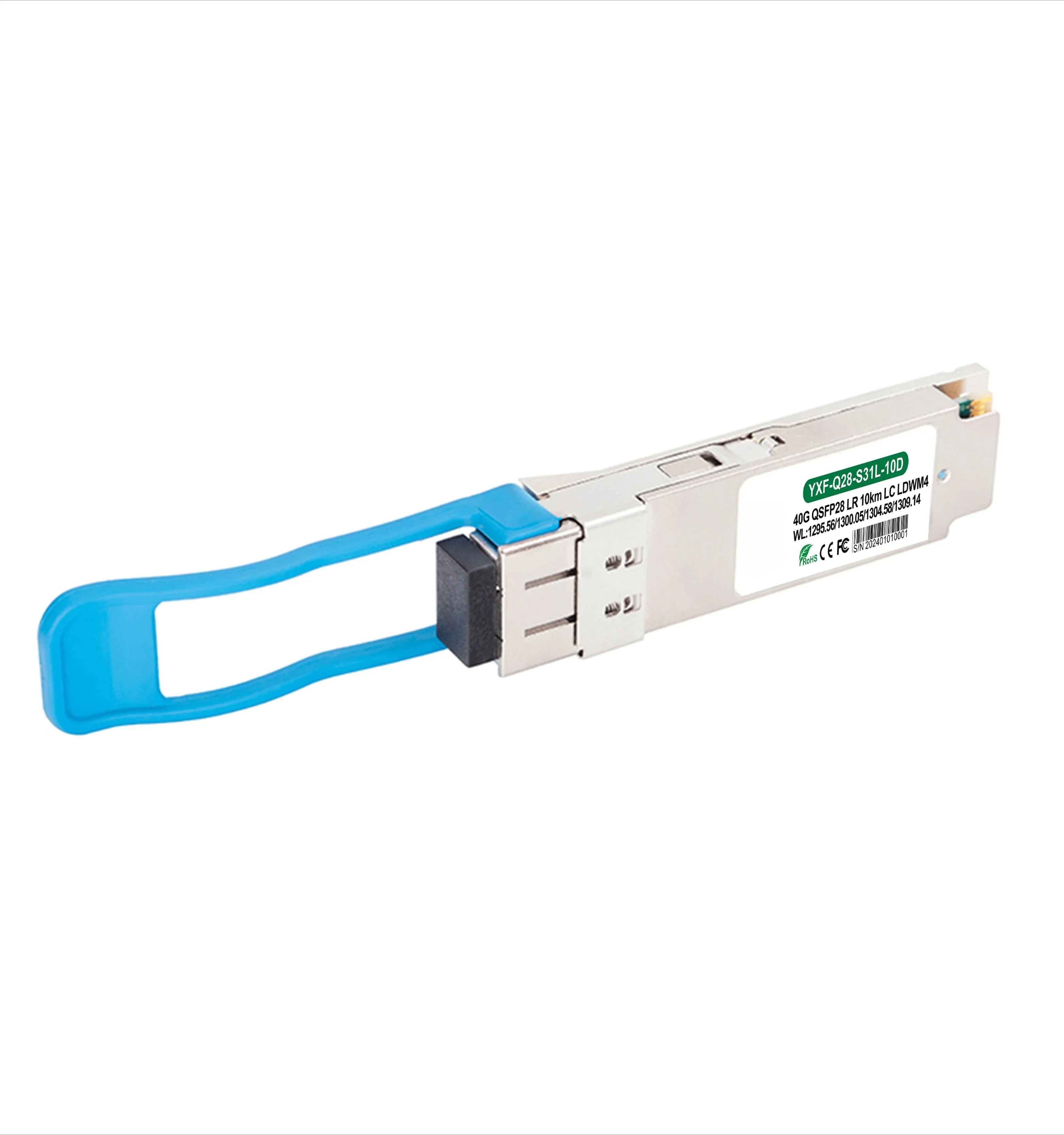 

100% New QSFP-100G-LR4-S Compatible 100GBASE-LR4 Optical Transceiver Module 1310nm 10km DDM Duplex Fiber Optic Equipment