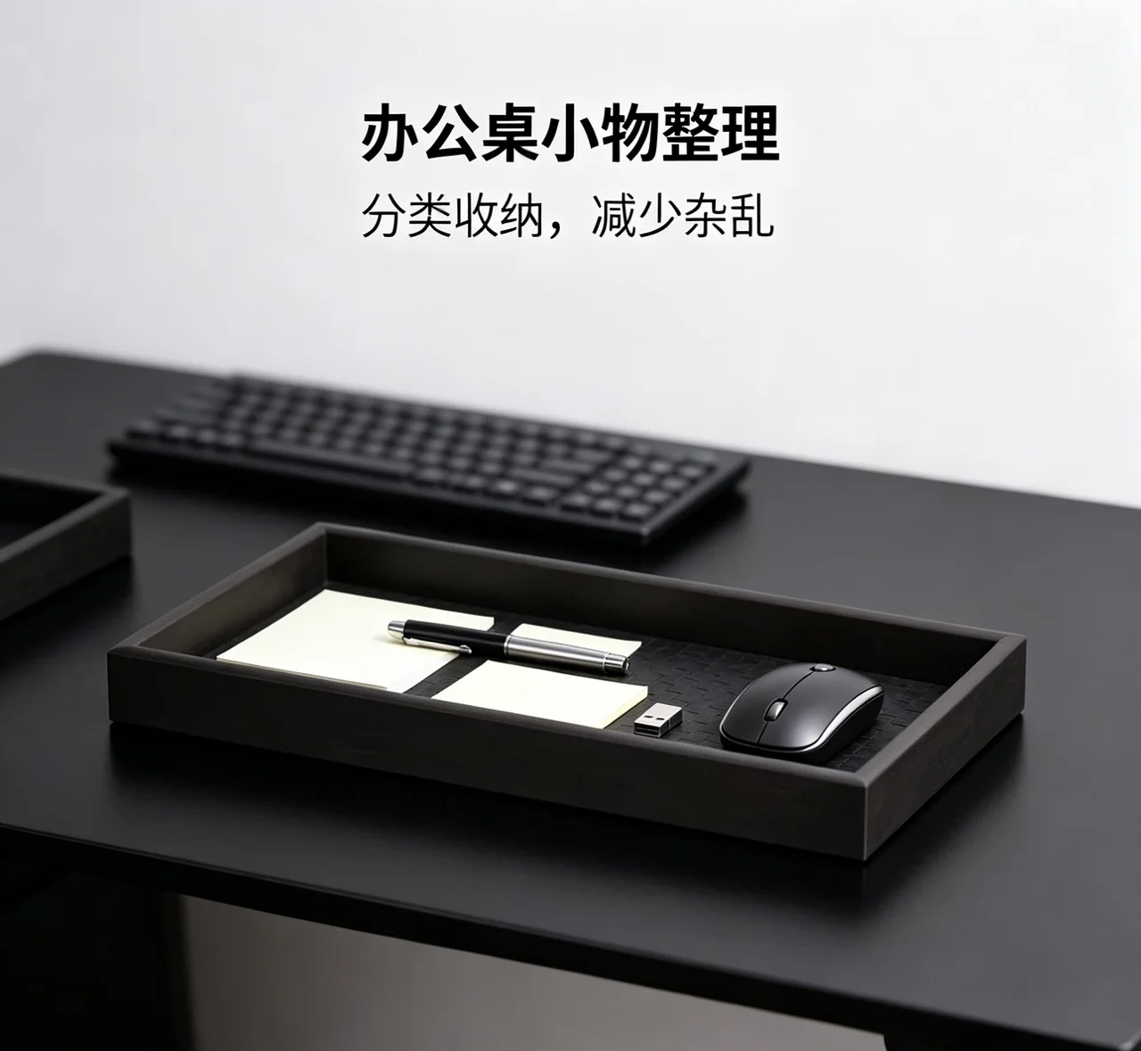 1pc Woven Texture Faux Leather Storage Tray,Watch Jewelry Organizer, Decorative Home Display Tray, Cosmetic Holder, Storage Tray