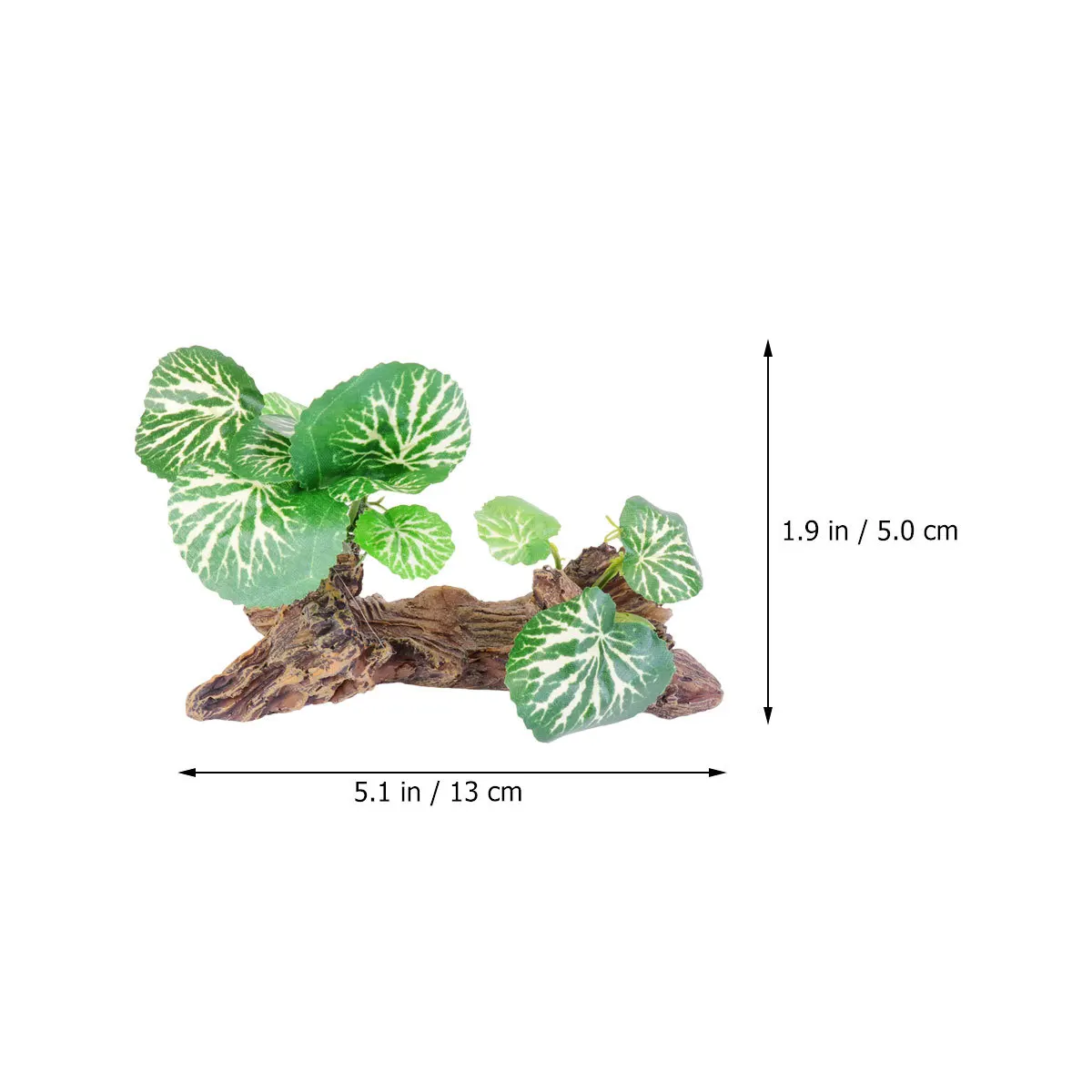 

Resin Wood and Grass Aquarium Ornament Fish Tank Landscape Decoration Elegant Underwater Decor for Home Office Cafe