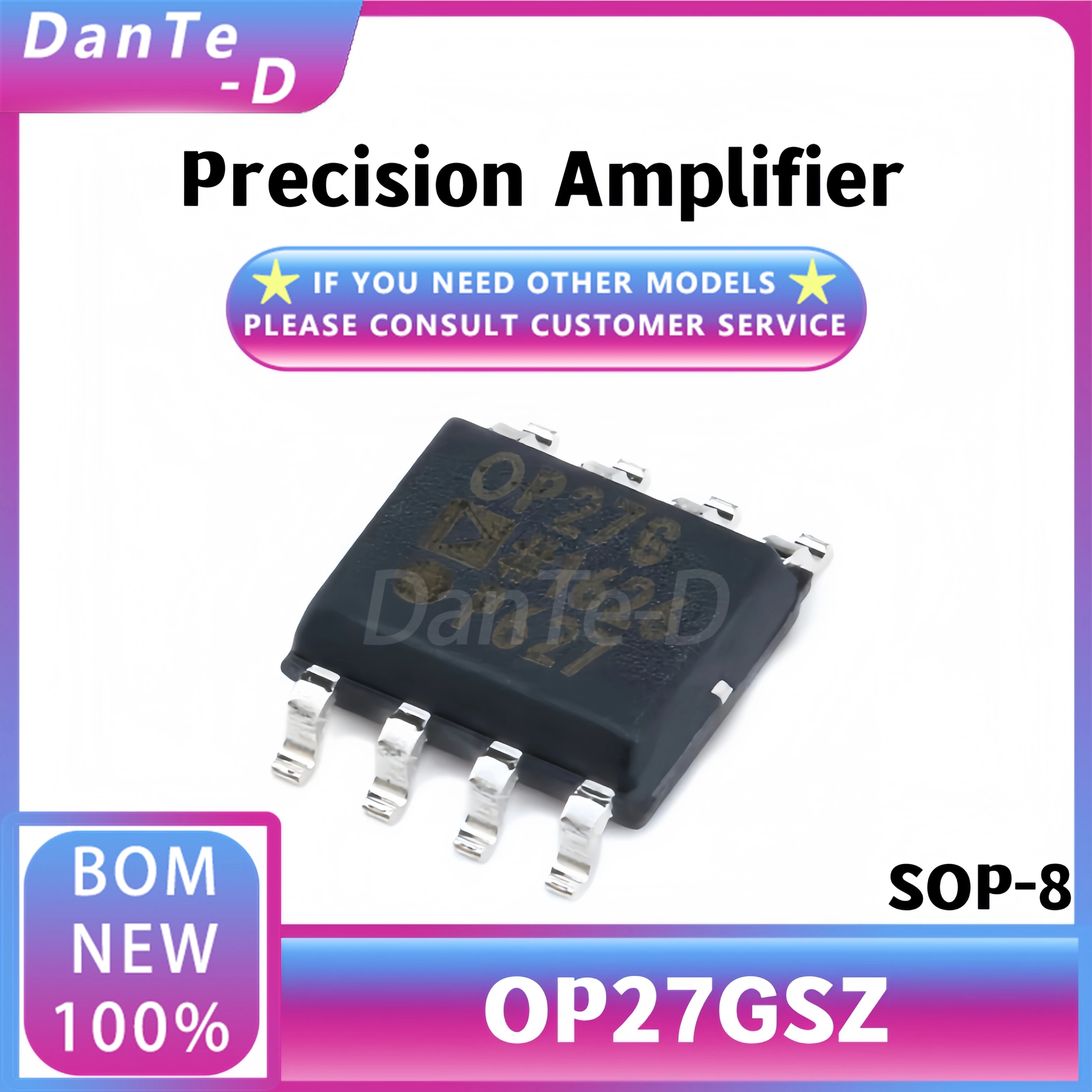 OP27GSZ new OP27G SOP-8 low noise precision operational amplifier chip